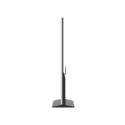 Black 49" Standalone Digital Signage Standing Kiosk 1080P Interior Use