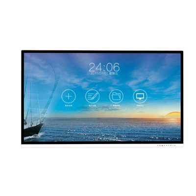 85 Inch 4K UHD Wall Kiosk Wall Mounted Digital Display 500nits