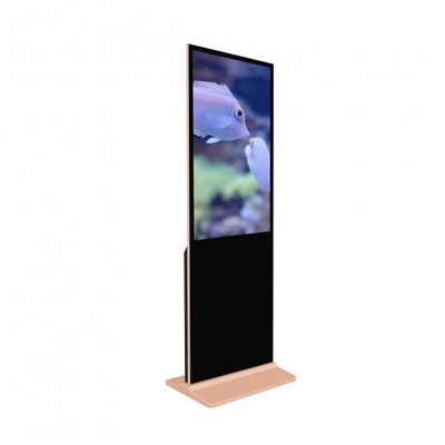 Golden Totem Kiosk Touch Screen TFT Floor Standing Digital Signage